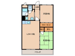 サンコーポ三筑の物件間取画像